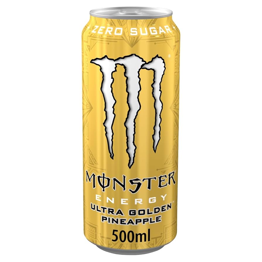 Monster Energy Ultra Golden Pineapple 24x500ml - Chompy