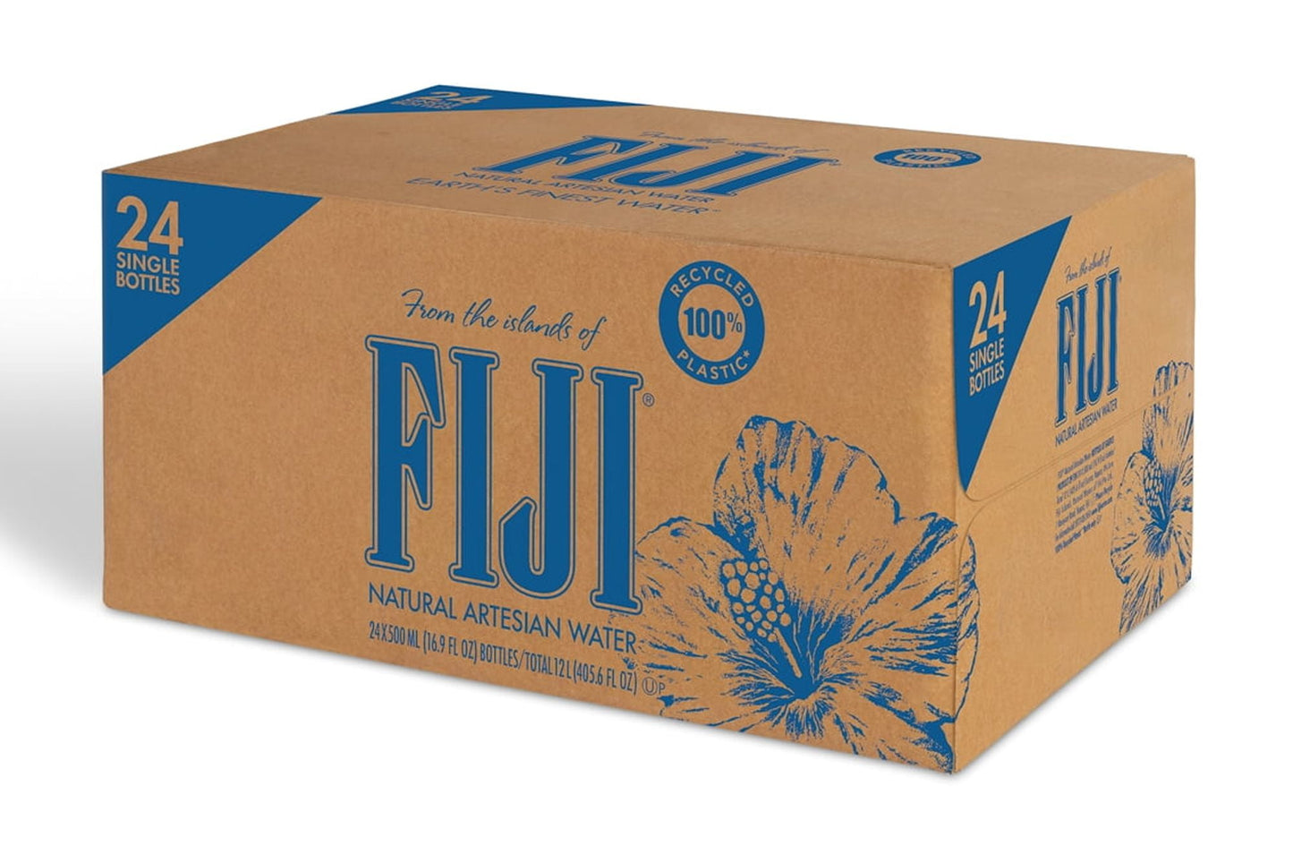 FIJI Natural Artesian Water 500ml | Pack of 24 | Premium Bottled Water - Chompy