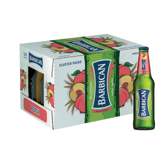 Barbican Peach 24x330ml | Non-Alcoholic Malt Drink - Chompy