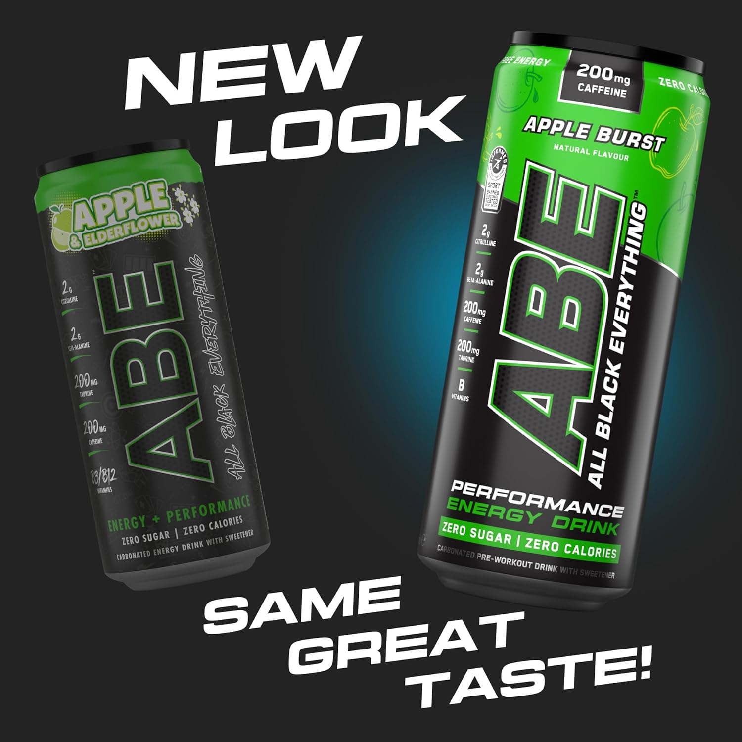 ABE Performance Energy Drink Apple Burst 330ml | Pack of 12 - Chompy