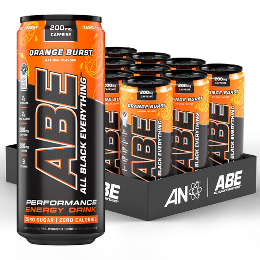 ABE Performance Energy Drink Orange Burst 330ml | Pack of 12 - Chompy