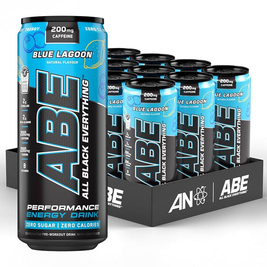 ABE Performance Energy Drink Blue Lagoon 330ml | Pack of 12 - Chompy