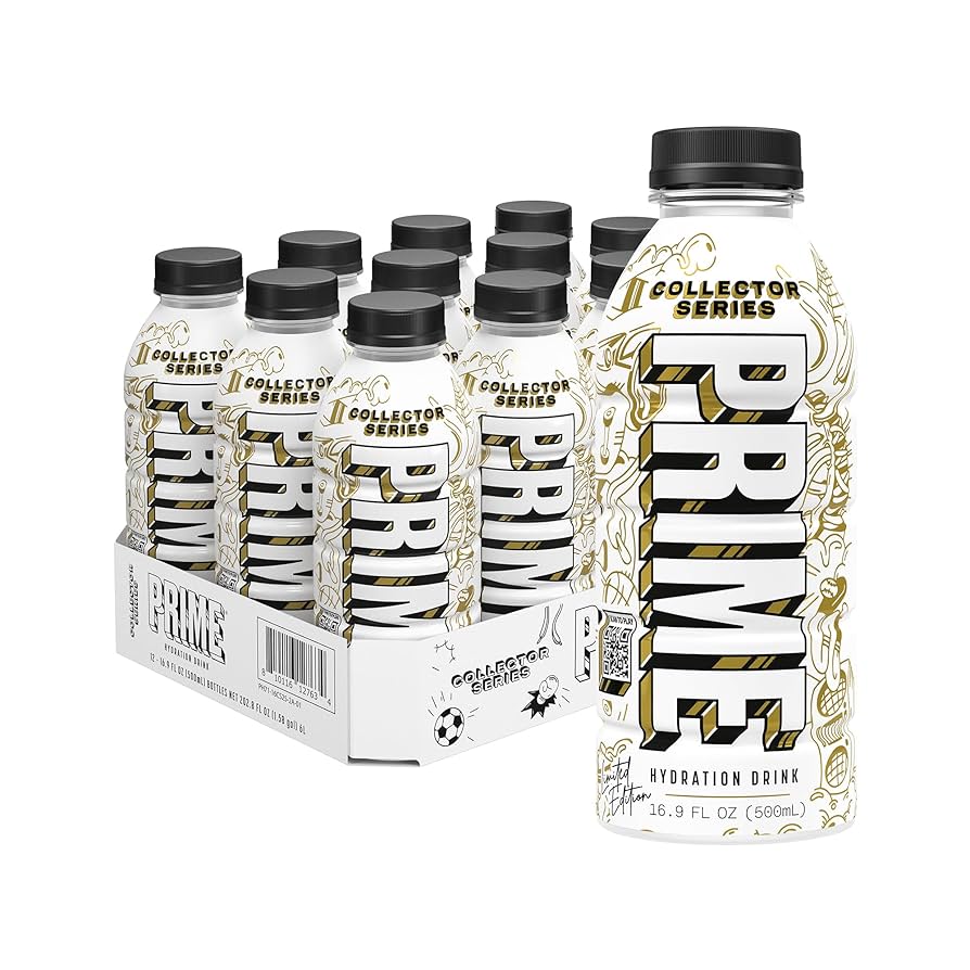 [Limited Edition] Prime Hydration Collector’s Series White Bottle – Special Edition 12 pcs - Chompy