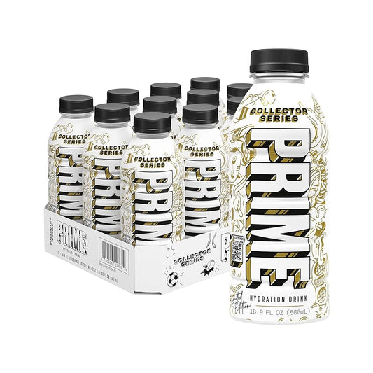 [Limited Edition] Prime Hydration Collector’s Series White Bottle – Special Edition 12 pcs - Chompy