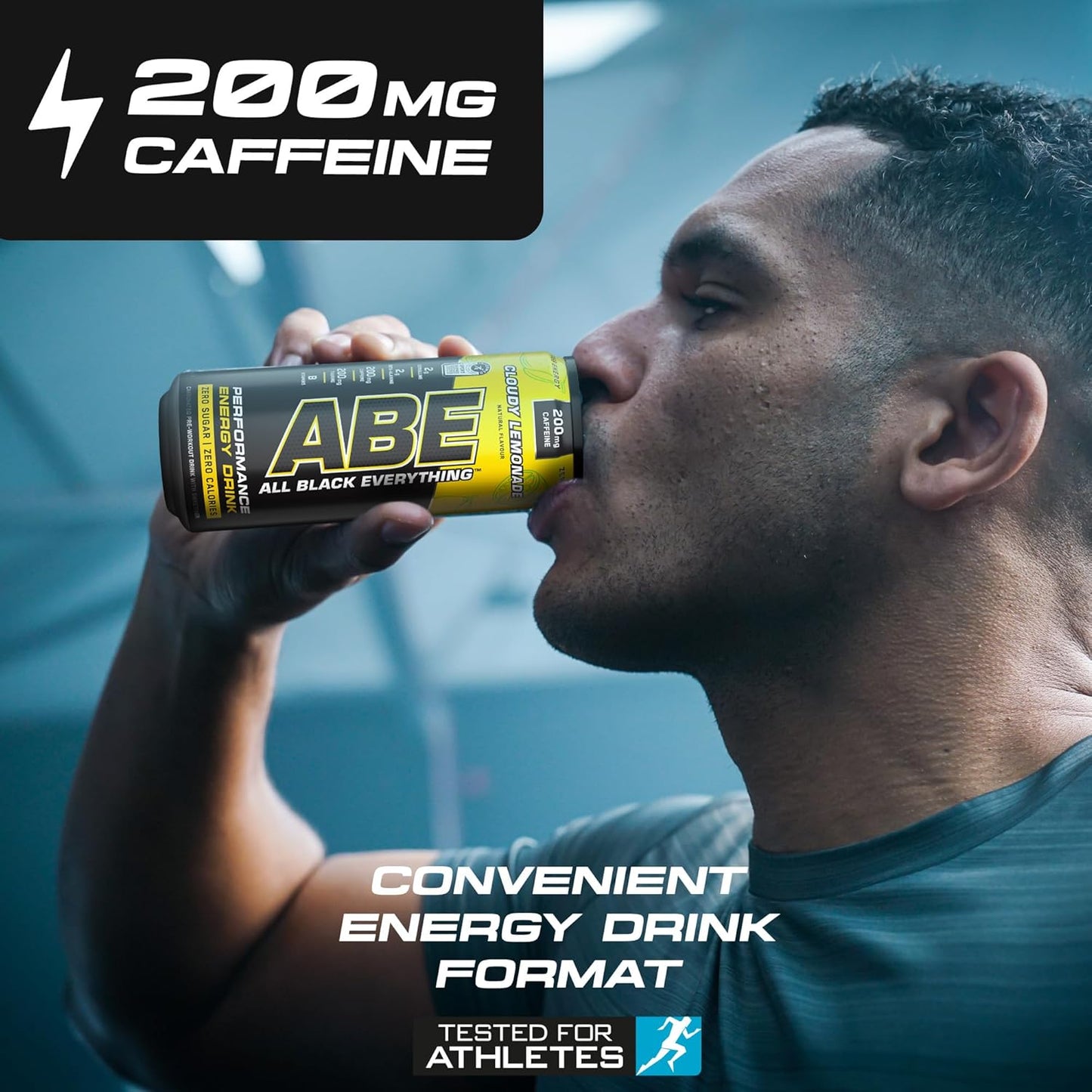 ABE Performance Energy Drink Cloudy Lemon 330ml | Pack of 12 - Chompy