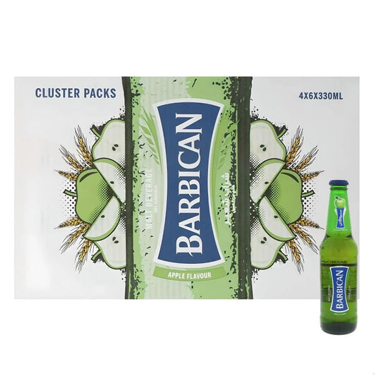 Barbican Apple 24x330ml | Non-Alcoholic Malt Drink - Chompy