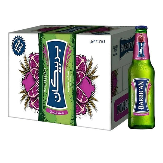 Barbican Pomegranate 24x330ml | Non-Alcoholic Malt Drink - Chompy