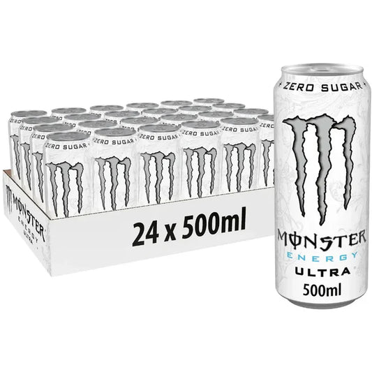 [Pack of 24] Monster Energy Ultra Zero Sugar - 500ML - Chompy