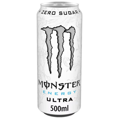 [Pack of 24] Monster Energy Ultra Zero Sugar - 500ML - Chompy