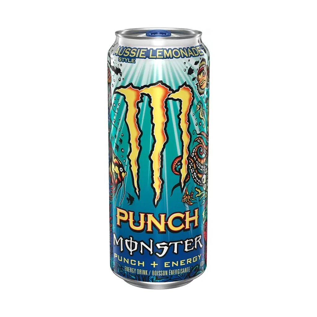Monster Energy Aussie Style Lemonade 24x500ml | Energy Drink - Chompy