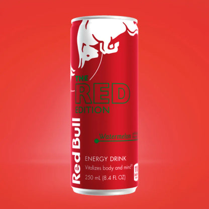 Red Bull Red Edition Watermelon 24x250ml UK Version | Energy Drink - Chompy