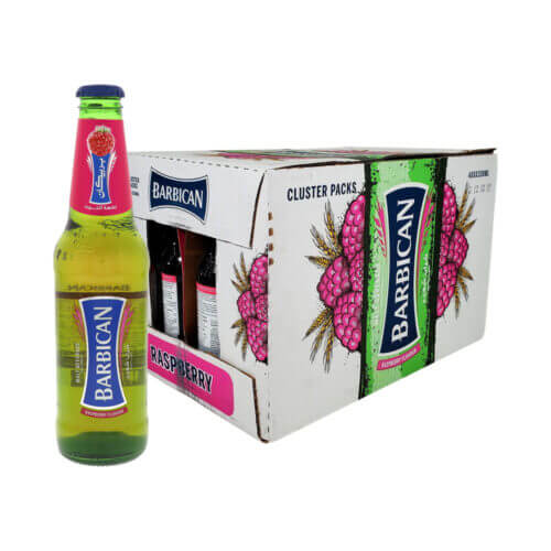 Barbican Raspberry 24x330ml | Non-Alcoholic Malt Drink - Chompy