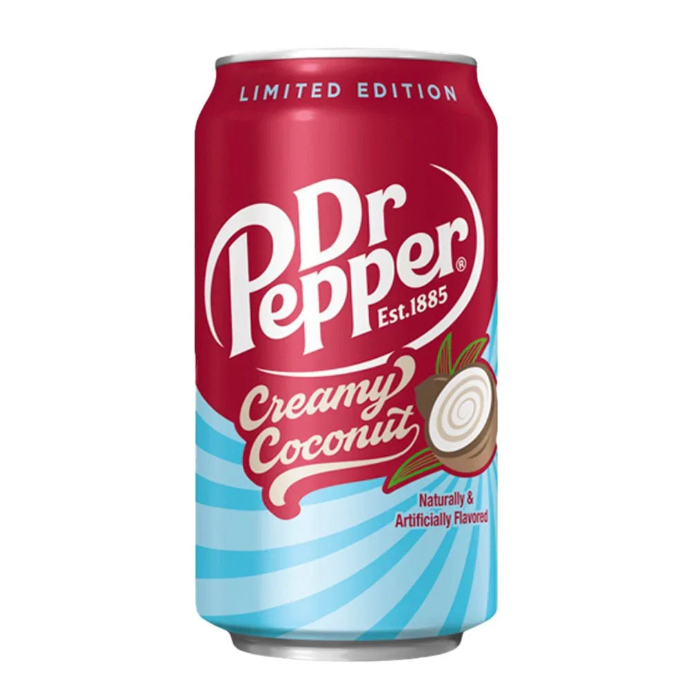 Dr Pepper Creamy Coconut 355ml | Pack of 12 | Limited-Edition - Chompy
