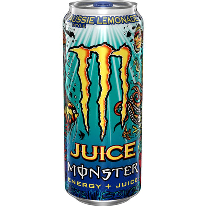 [Pack of 24] Monster Energy Juice Monster Aussie Style Lemonade - 500ML - Chompy