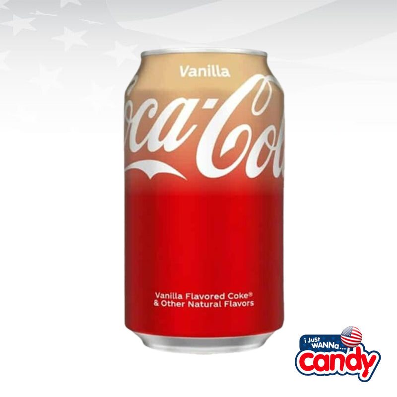 Coca-Cola Vanilla 355ml | Pack of 12 | Classic Cola Soft Drink - Chompy