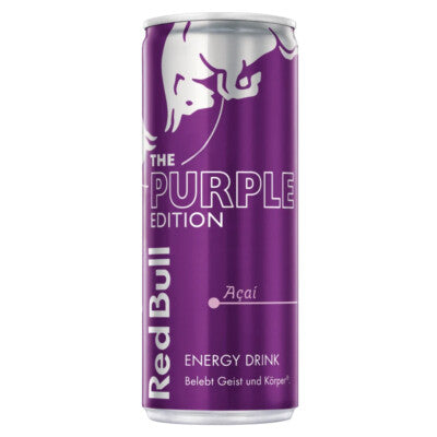 Red Bull Purple Edition Açaí Berry 24x250ml | Energy Drink UK Version - Chompy
